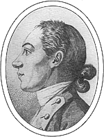 Lenz-Portrait aus: Lavater, Physiognomische Fragmente, Bd.3, 1777